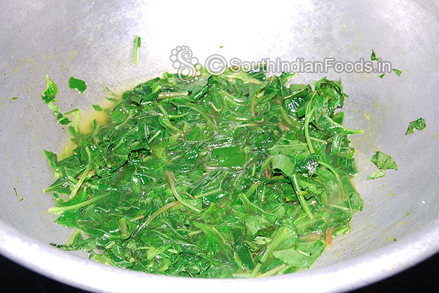 Add water cook till soft