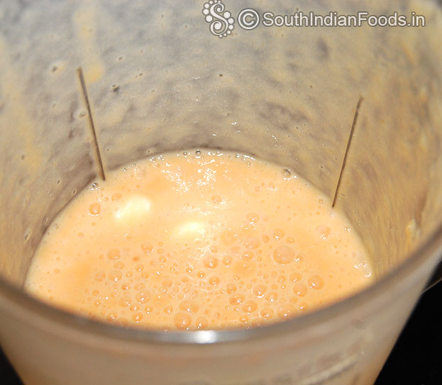 Smooth and healthy milkshake ready
