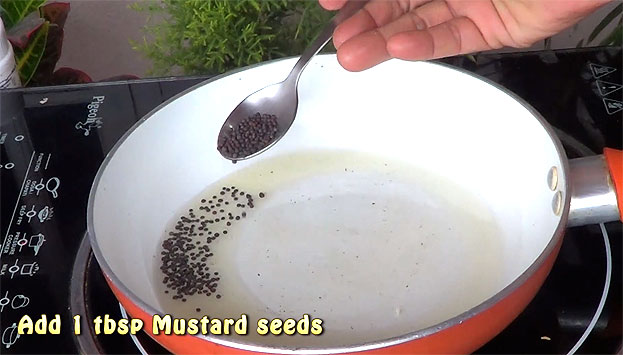 Add mustard seeds