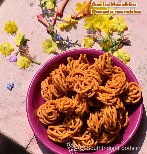 Perfect garlic chakli