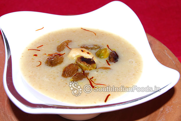 Godhuma rava payasam