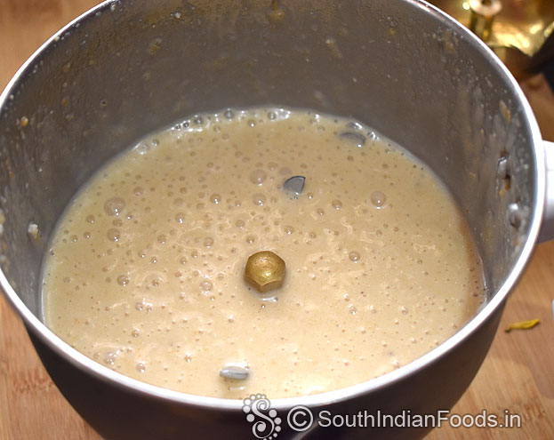 Blend till smooth and frothy