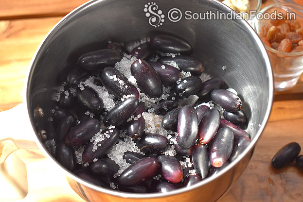 Add sugar, grind to fine puree