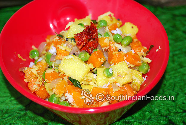 Transfer to a serving bowl, serve hot with rice.