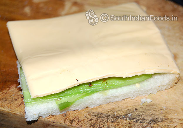 Place cheese slice