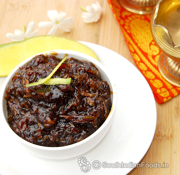 Raw mango sweet pickle