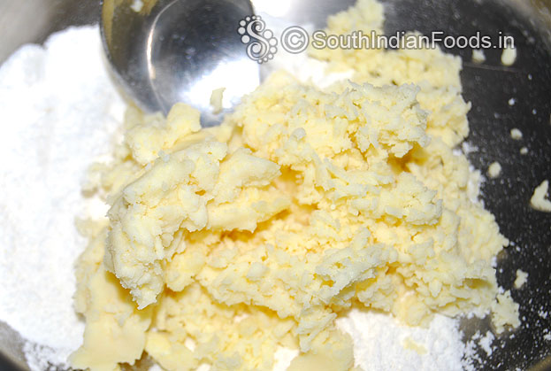 Add grated khova knead it make soft dough