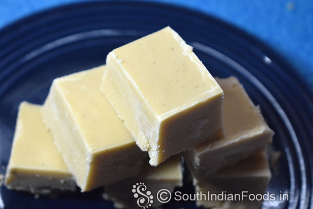 Instant halkova burfi
