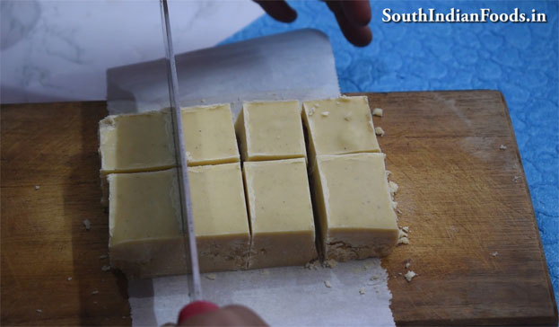 Instant coconut burfi