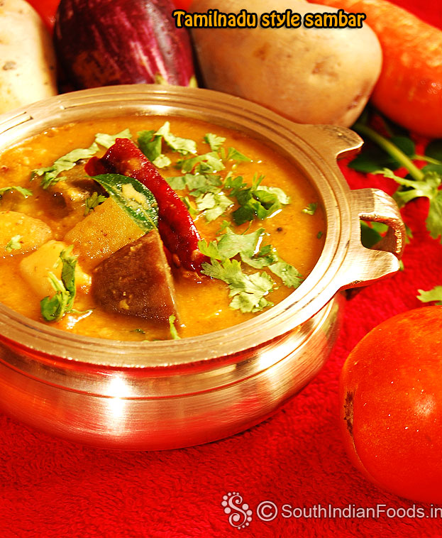 Tamilnadu style sambhar
