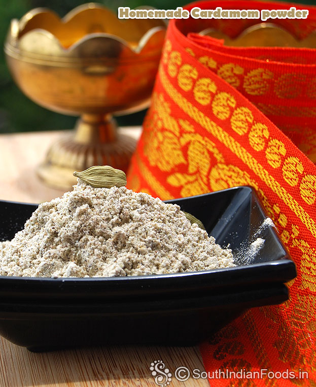 Hoemmade cardamom powder