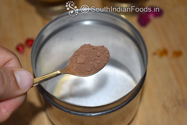 Add cococa powder