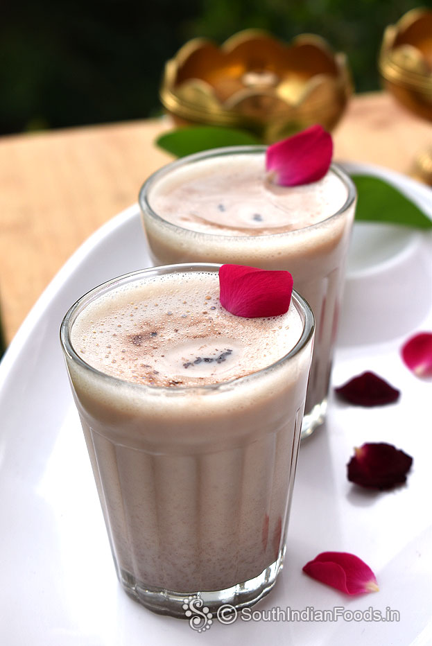 Instant chocolate horlicks with cocoa powder