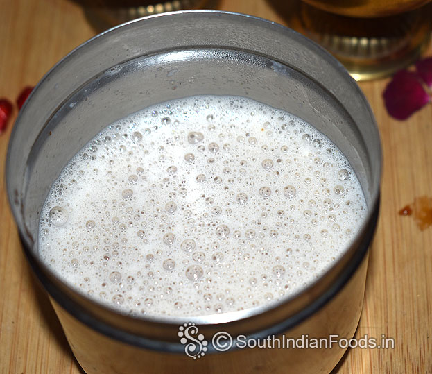 Stir well till frothy