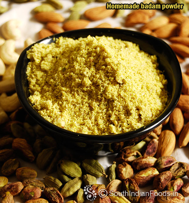 Homemade almond powder
