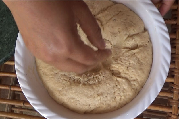 Knead the dough