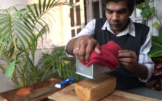 Remove it from bread tin