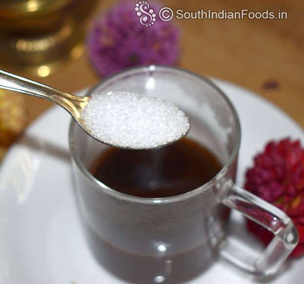 Add sugar