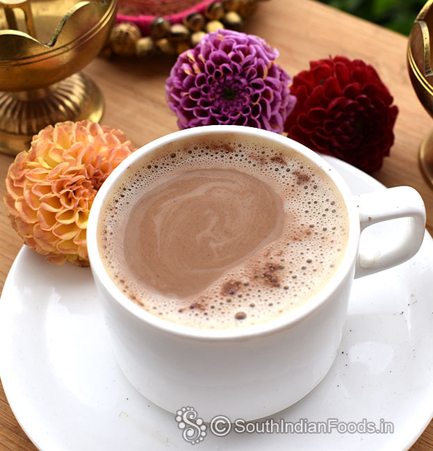 Instant chocolate coffee