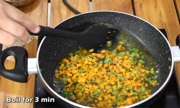 Hot and sour veg soup step 11