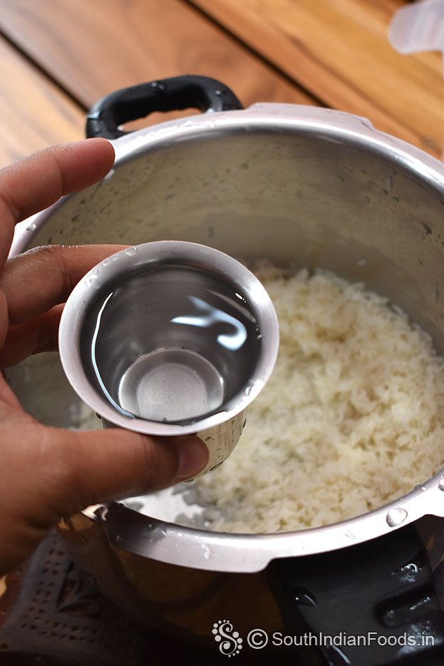 Add 5 cups of water