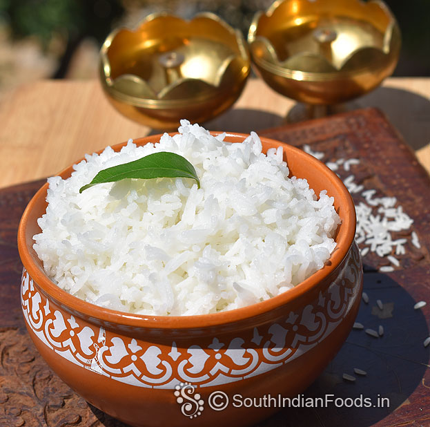 Two perfect ways of rice cooking