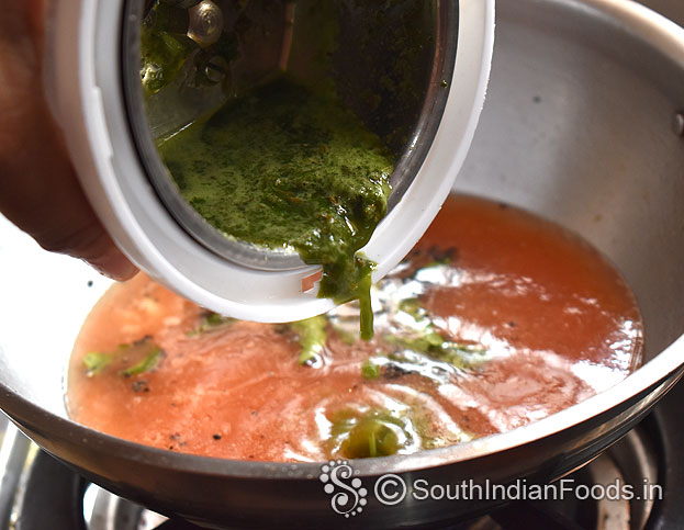 Add ground ajwain leaves mixture
