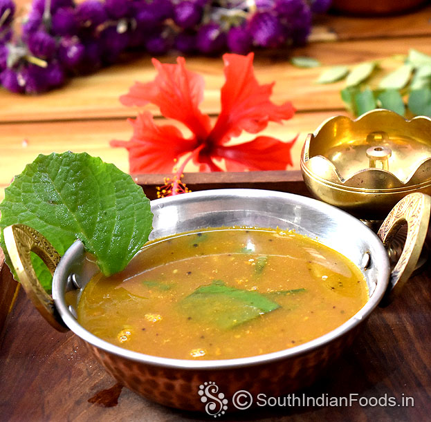 indian borage leaves rasam