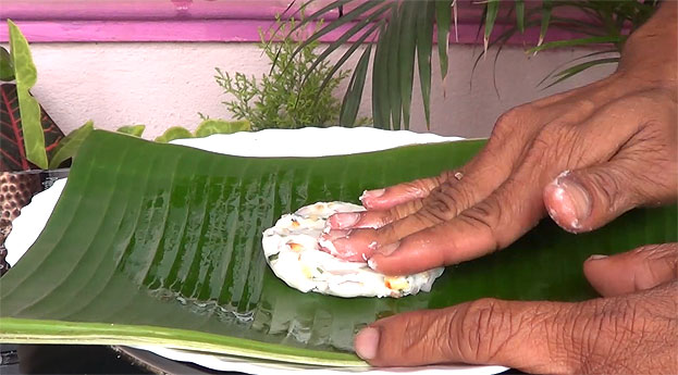 Flatten into thin or thick roti