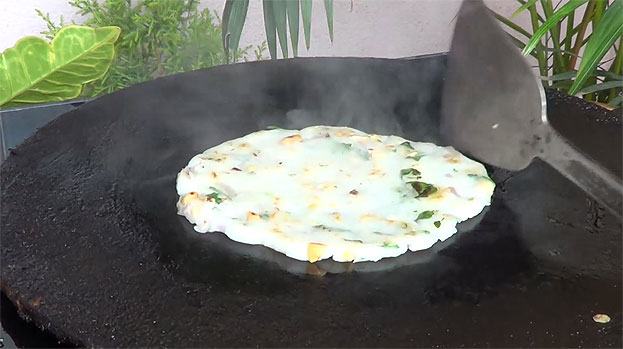 Now its ready, cut off heat