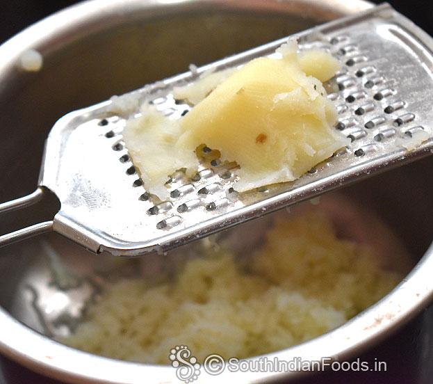 Finely grate