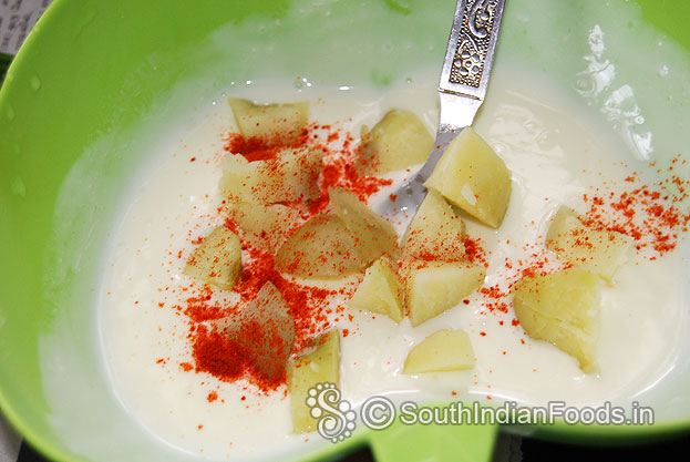 Add red chilli powder