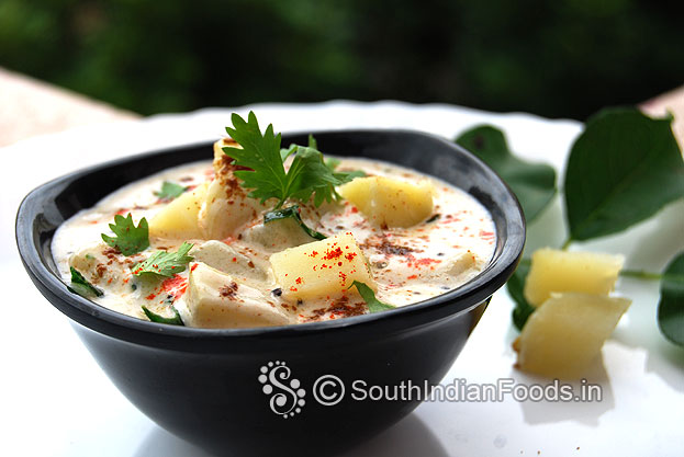 Potato thayir pachadi