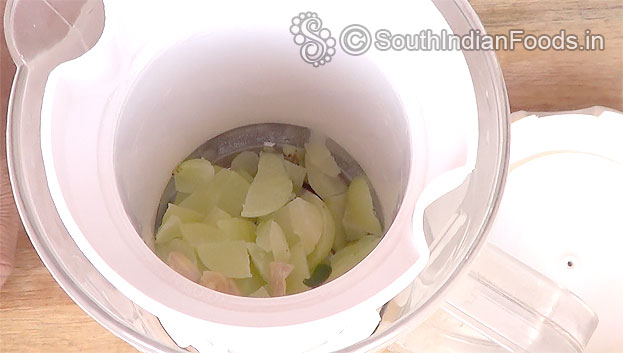 Add ginger, green chilli