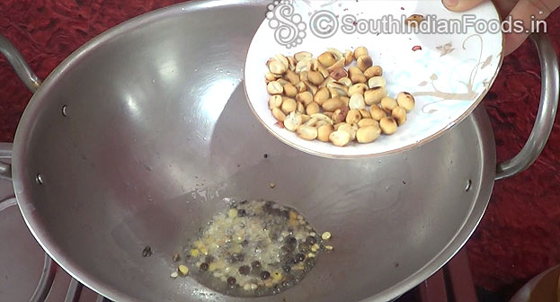 Add roasted groundnut