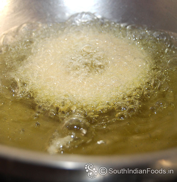 Drop it in hot oil
