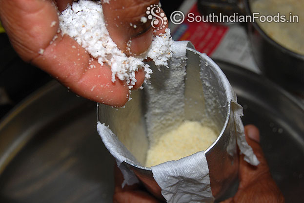 Add grated coconut