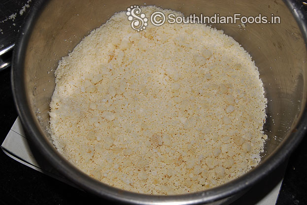 Puttu mixture is ready