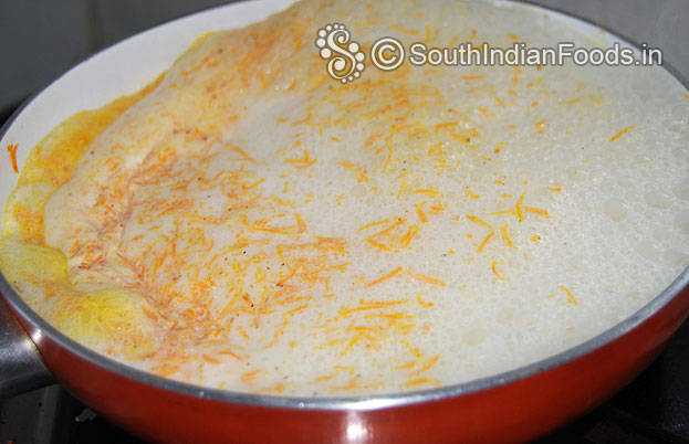 Add milk let it boil