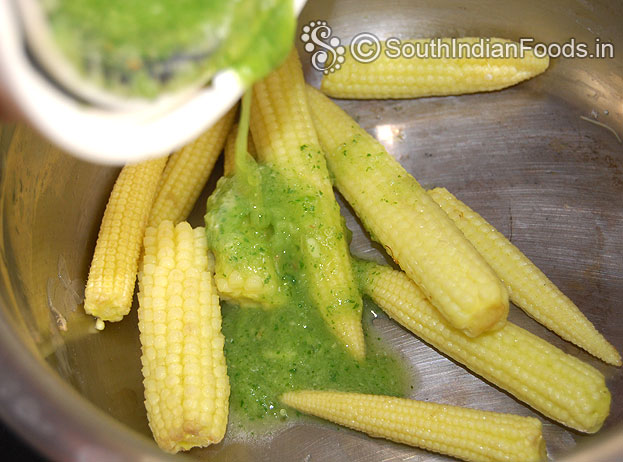 Add green chutney mix well, cover it, leave it for 10 min
