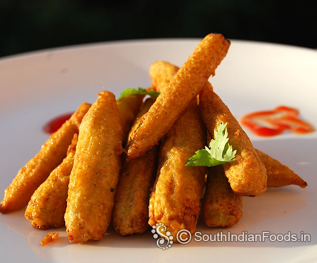 Baby corn golden fry