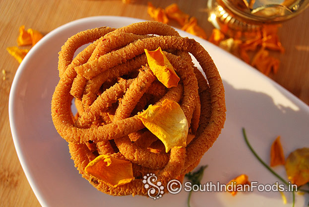 Crispy almond murukku