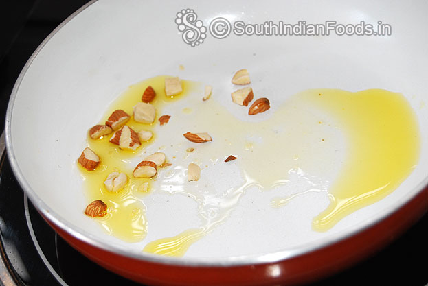 Ghee roast almonds cashewnuts