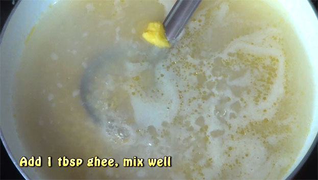 Add ghee