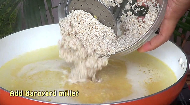 Add barnyard millet