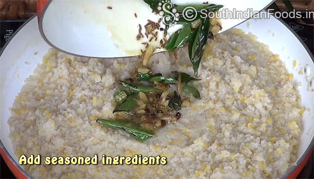Add seasoned ingredients