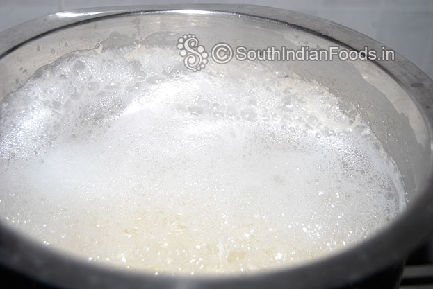 Let boil add oil and salt mix gently