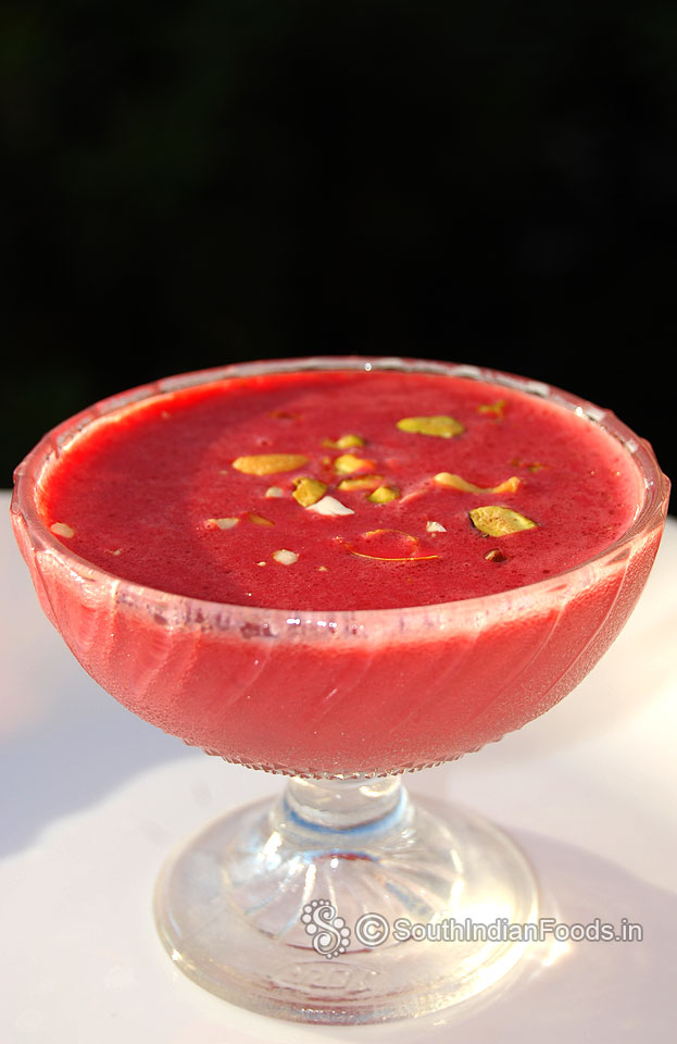 Beetroot badam payasam