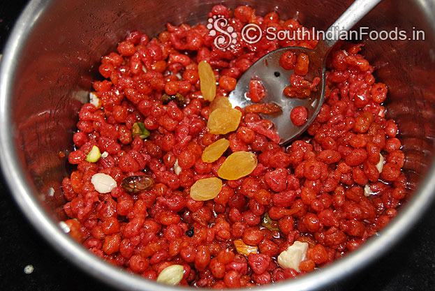 Add raisins
