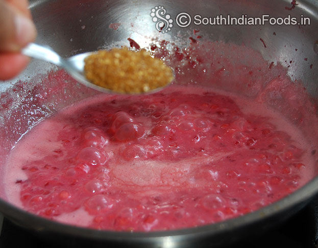 Add brown sugar or white sugar